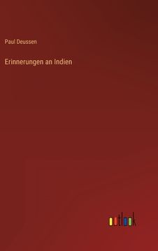 portada Erinnerungen an Indien (in German)