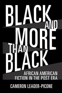 portada Black and More Than Black: African American Fiction in the Post era (Margaret Walker Alexander Series in African American Studies) (in English)