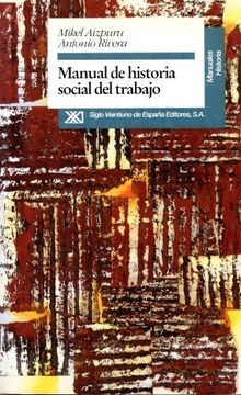 portada Manual de Historia Social del Trabajo