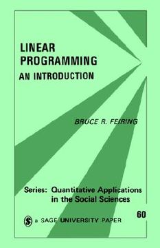 portada linear programming: an introduction