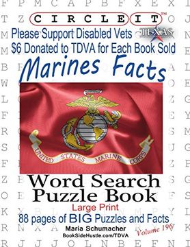 portada Circle it, us Marine Corps Facts, Word Search, Puzzle Book 