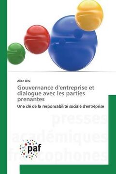 portada Gouvernance d'entreprise et dialogue avec les parties prenantes