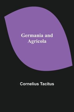 portada Germania and Agricola (en Inglés)