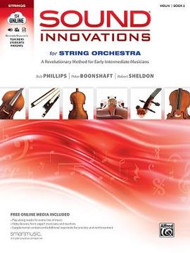 portada sound innovations for string orchestra, bk 2: a revolutionary method for early-intermediate musicians (violin), book, cd & dvd