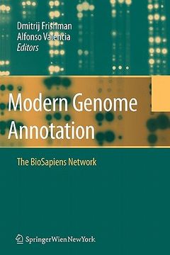 portada modern genome annotation: the biosapiens network