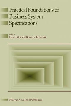 portada practical foundations of business system specifications (en Inglés)