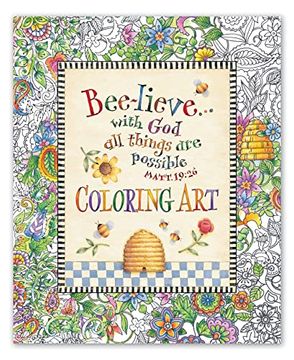 portada Bee-Lieve…With god all Things are Possible Coloring art (en Inglés)