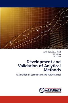 portada development and validation of anlytical methods (en Inglés)
