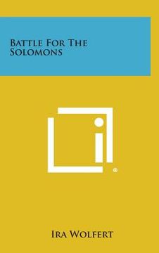 portada Battle for the Solomons (en Inglés)