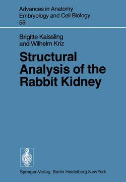 portada structural analysis of the rabbit kidney (en Inglés)