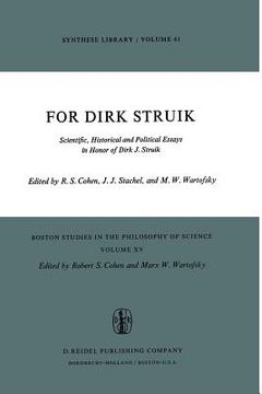 portada for dirk struik: scientific, historical and political essays in honour of dirk j. struik (en Inglés)