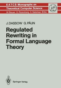 portada regulated rewriting in formal language theory (en Inglés)