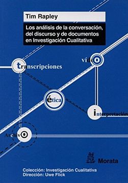 portada Los Analisis de la Conversacion, del Discurso y de Documentos en Investigacion Cualitativa (in Spanish)
