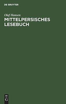 portada Mittelpersisches Lesebuch (en Alemán)