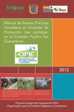 portada Manual de Buenas Practicas Ganaderas en Unidades de Produccion que Participan en el Corredor Pacifico sur Guerrerense.