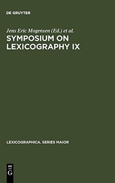 portada Symposium on Lexicography ix (in German)
