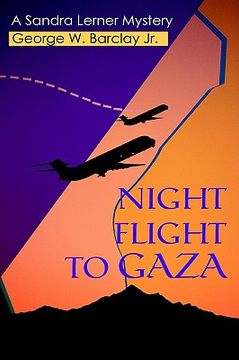 portada night flight to gaza: a sandra lerner mystery (in English)