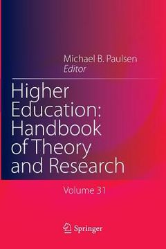 portada Higher Education: Handbook of Theory and Research (en Inglés)