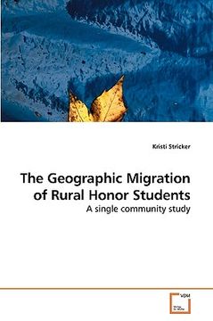 portada the geographic migration of rural honor students (en Inglés)