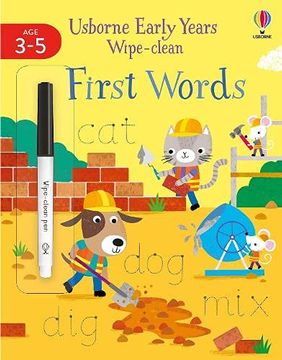 portada Early Years Wipe-Clean First Words (Usborne Early Years Wipe-Clean, 6) (en Inglés)