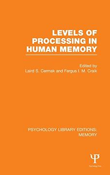 portada Levels of Processing in Human Memory (Ple: Memory) (en Inglés)