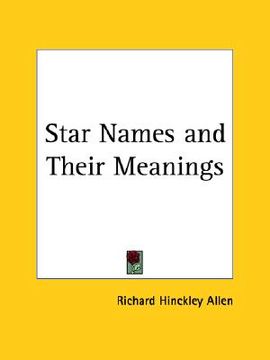 portada star names and their meanings (en Inglés)