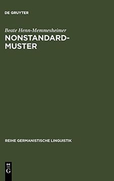 portada Nonstandardmuster (Reihe Germanistische Linguistik) (en Alemán)