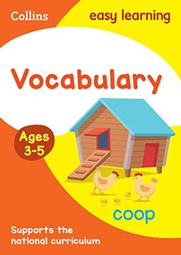 portada Collins Easy Learning Preschool - Vocabulary Activity Book Ages 3-5 (en Inglés)
