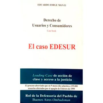 portada El Caso Edesur. Derecho De Usuarios Y Consumidores (in Spanish)