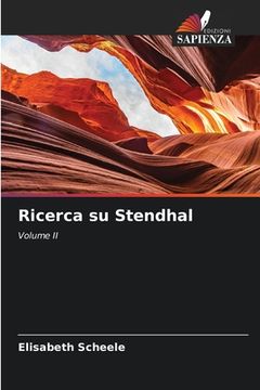 portada Ricerca su Stendhal (en Italiano)