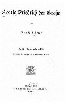 portada König Friedrich der Grosse (en Alemán)