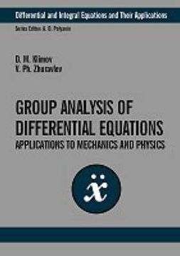portada group-theoretic methods in mechanics and applied mathematics (en Inglés)