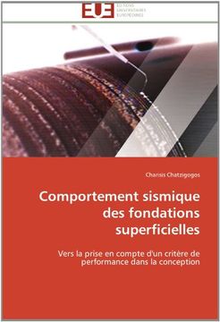 portada Comportement Sismique Des Fondations Superficielles