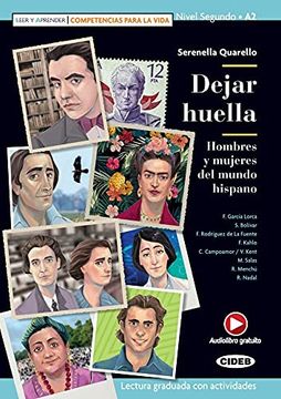 portada Dejar Huella: Hombres y Mujeres del Mundo Hispano. Buch + Free Audio Download (Leer y Aprender)