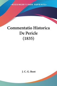 portada Commentatio Historica De Pericle (1835) (en Latin)