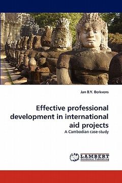 portada effective professional development in international aid projects (en Inglés)