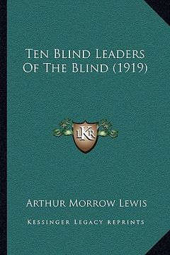 portada ten blind leaders of the blind (1919)