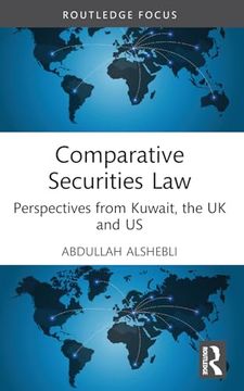 portada Comparative Securities law (en Inglés)