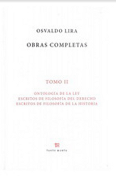 portada Obras Completas del Padre Osvaldo Lira. Tomo ii