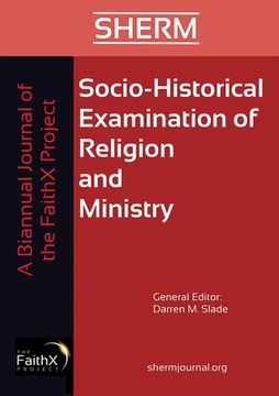 portada Socio-Historical Examination of Religion and Ministry, Volume 1, Issue 1 (en Inglés)