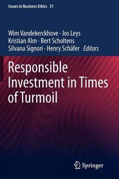 portada responsible investment in times of turmoil (en Inglés)