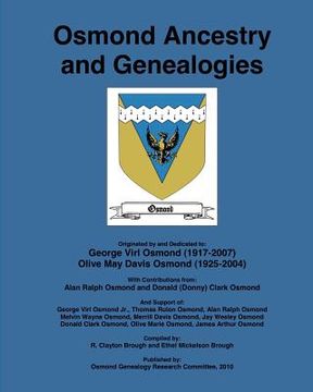 portada osmond ancestry and genealogies (en Inglés)