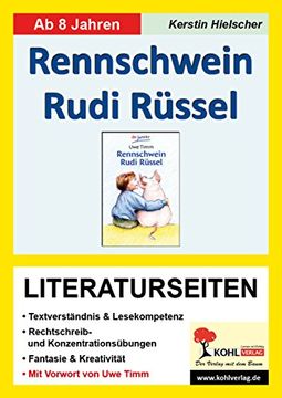 portada Rennschwein Rudi Rüssel / Literaturseiten: Literaturseiten mit Lösungen (en Alemán)