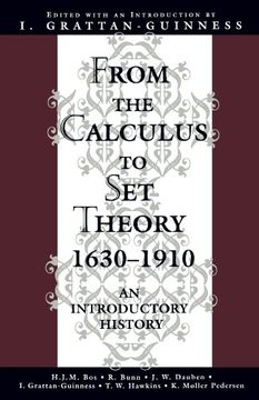 portada From the Calculus to set Theory 1630-1910 (in English)