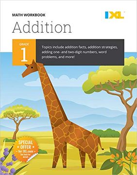 portada Ixl | Grade 1 Addition Math Workbook | fun Math Practice for Ages 6-7, 112 pgs (Ixl Topic-Specific Workbooks) (en Inglés)