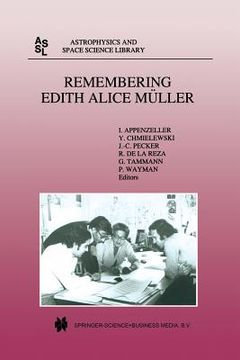 portada Remembering Edith Alice Müller (en Inglés)