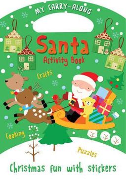 portada my carry-along santa activity book: activity book with stickers (en Inglés)