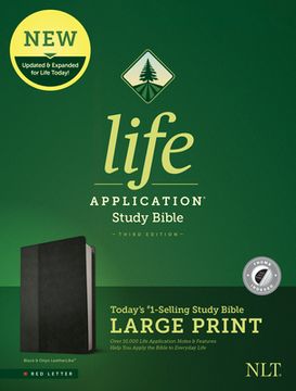 portada Nlt Life Application Study Bible, Third Edition, Large Print (en Inglés)