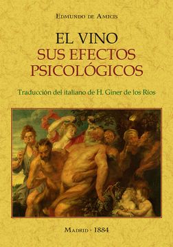portada El Vino: Sus Efectos Psicológicos. (in Spanish)
