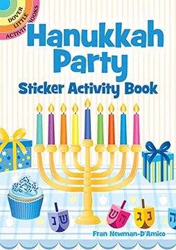 portada Hanukkah Party Sticker Activity Book (Dover Little Activity Books: Holidays &) 